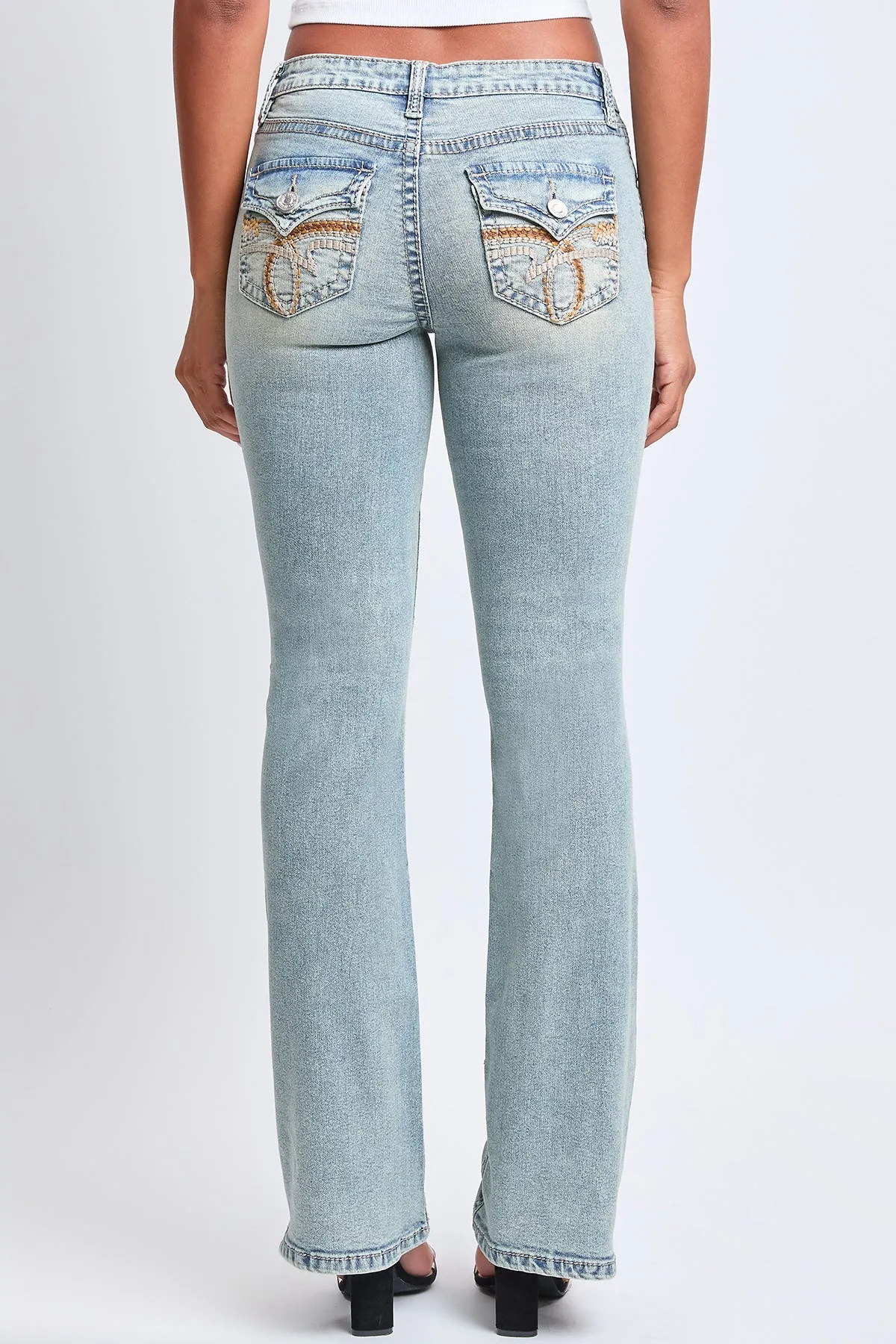 Women’s Premium Heavy Stitch Mid-Rise Bootcut Jeans