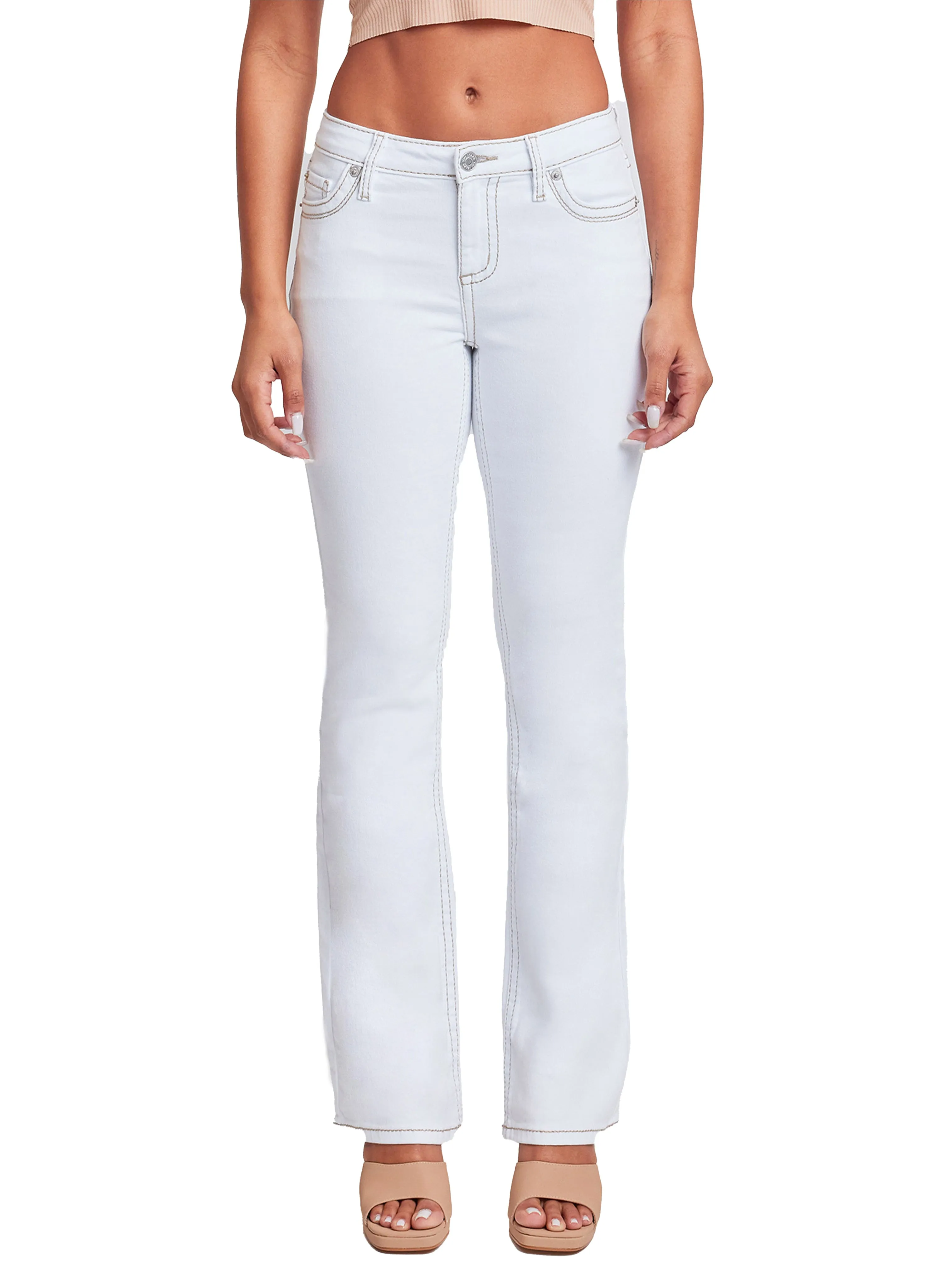 Women’s Premium Heavy Stitch Mid-Rise Bootcut Jeans