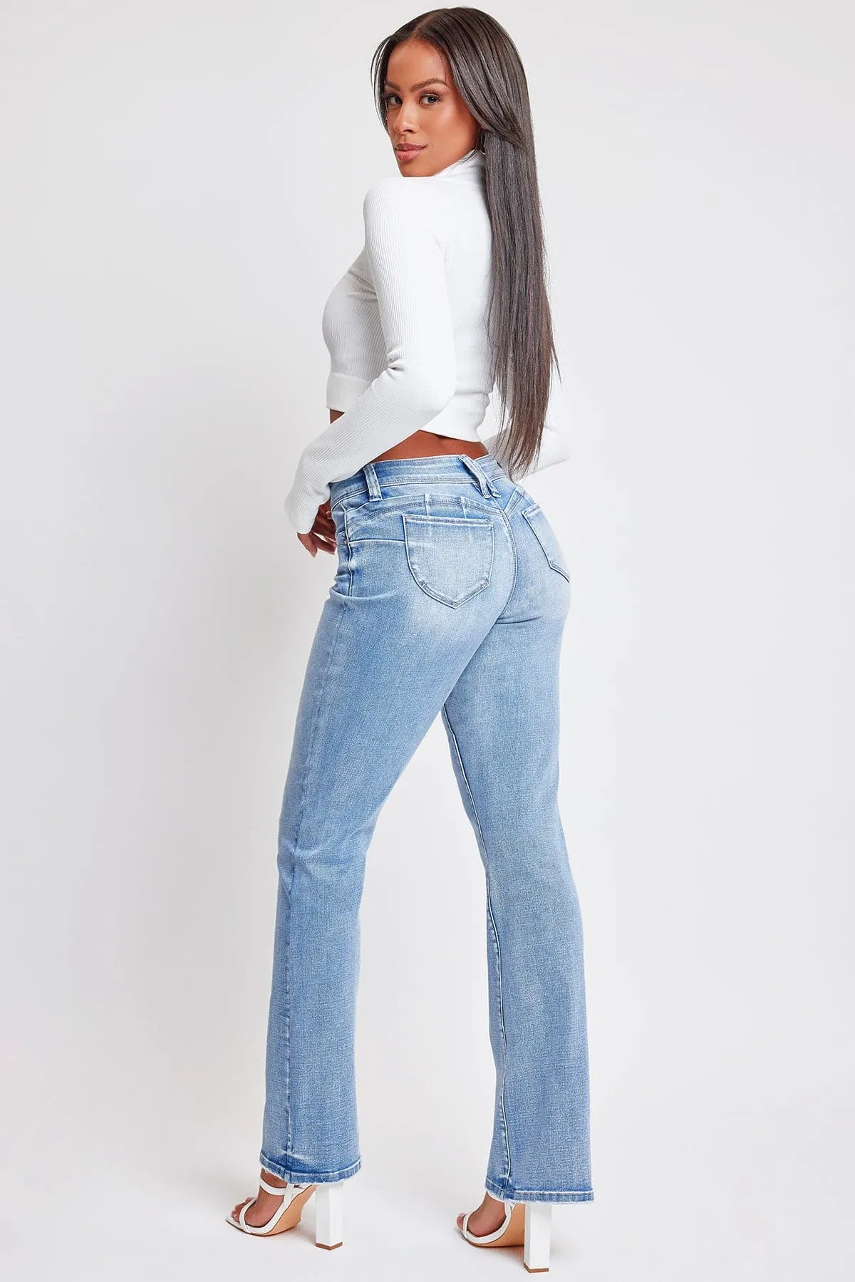 Women’s Sustainable WannaBettaButt Mid Rise Bootcut Jeans