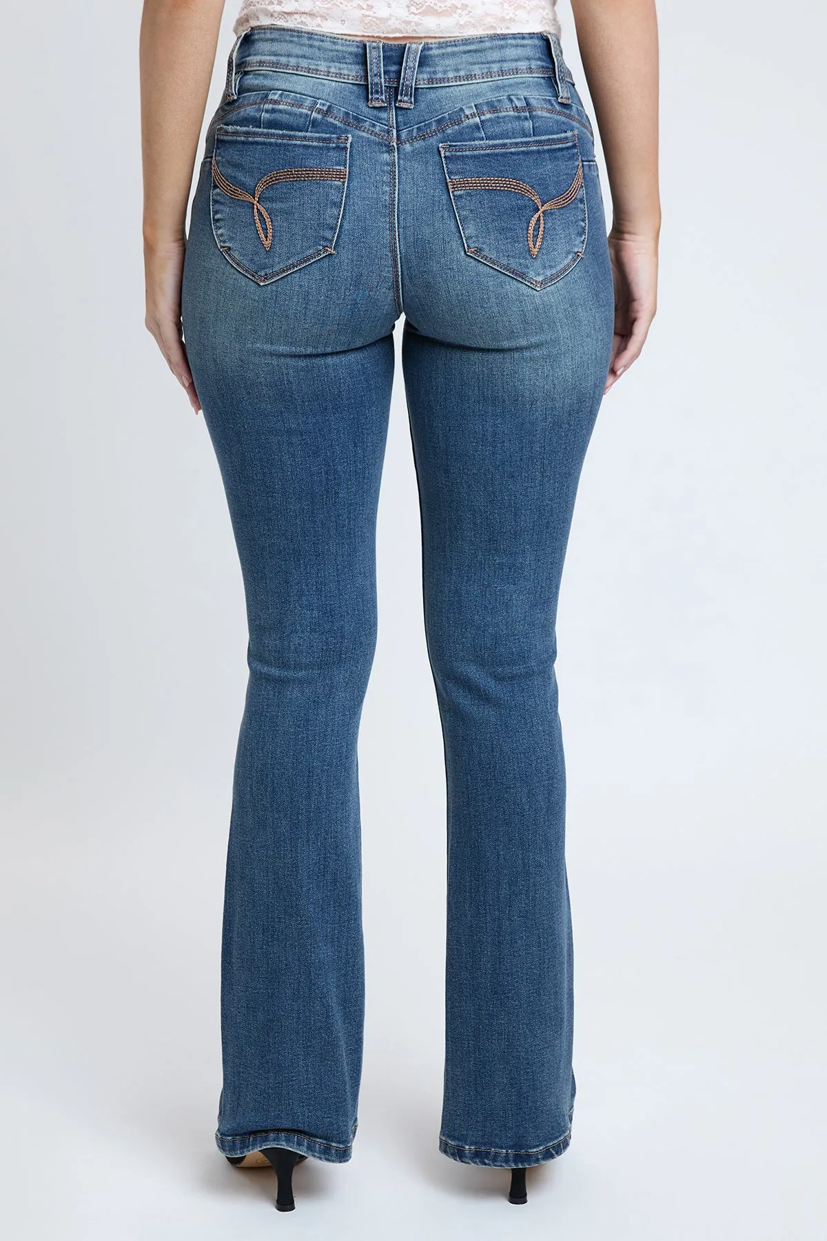 Women's WannaBettaButt Mid Rise Bootcut Jeans