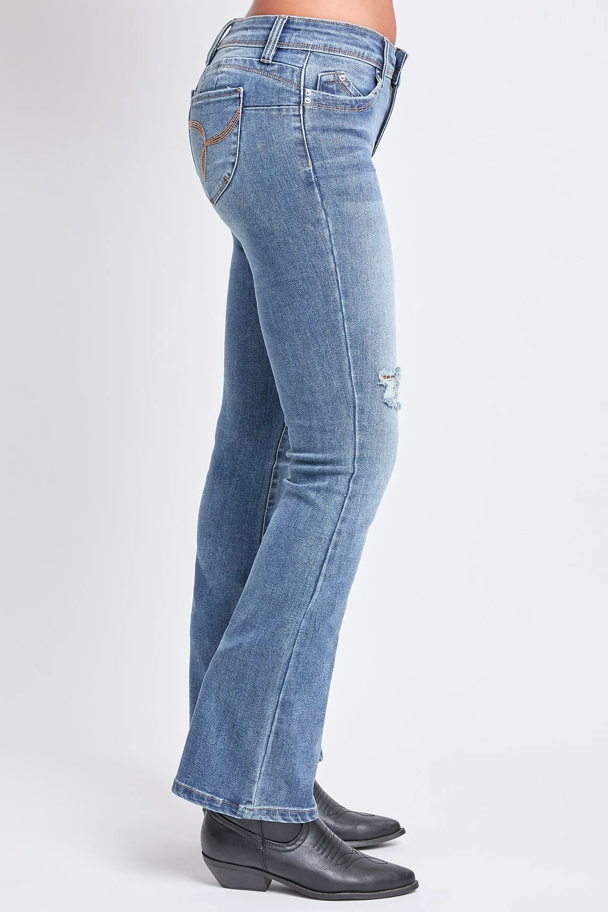 Women's WannaBettaButt Mid Rise Bootcut Jeans