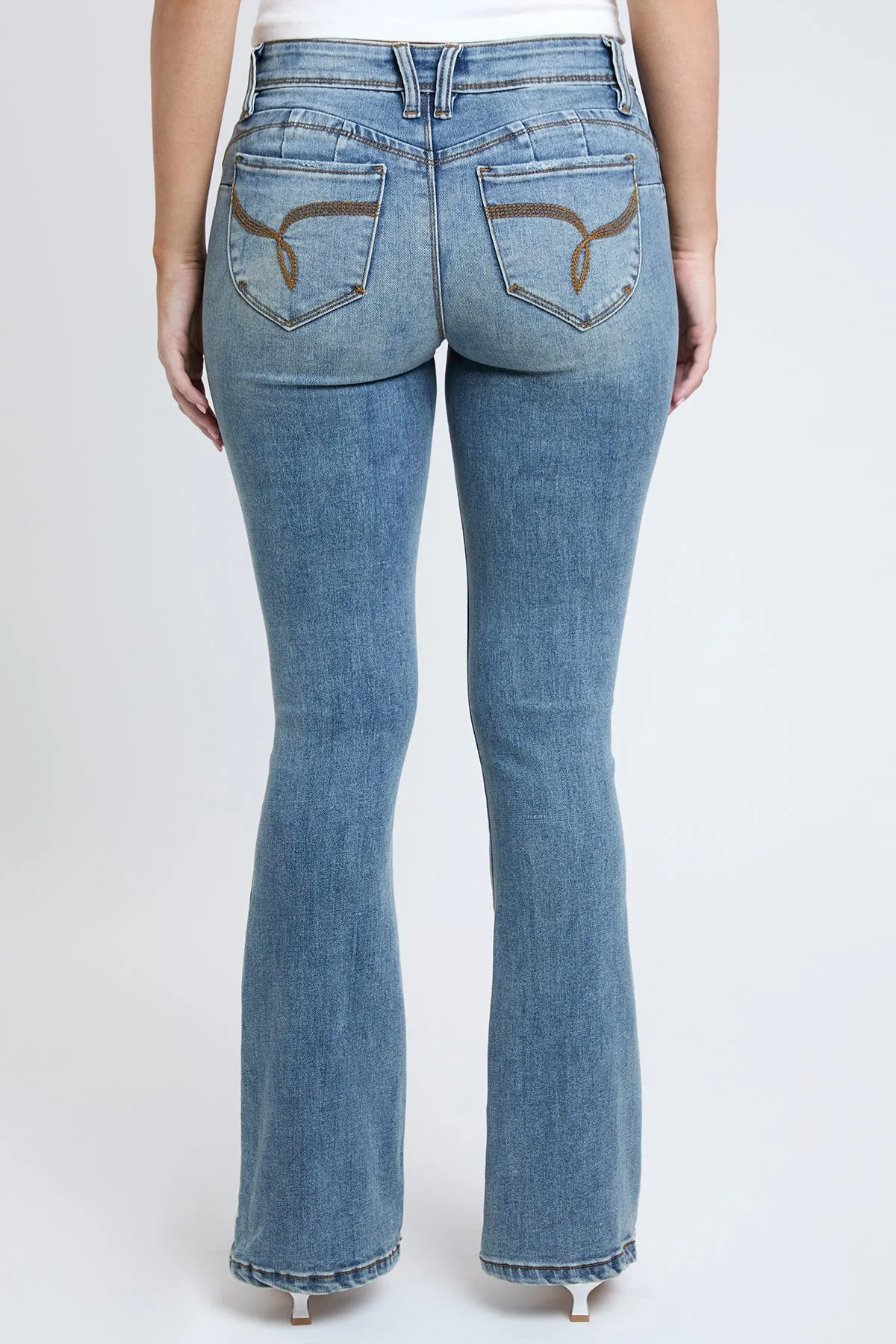 Women's WannaBettaButt Mid Rise Bootcut Jeans