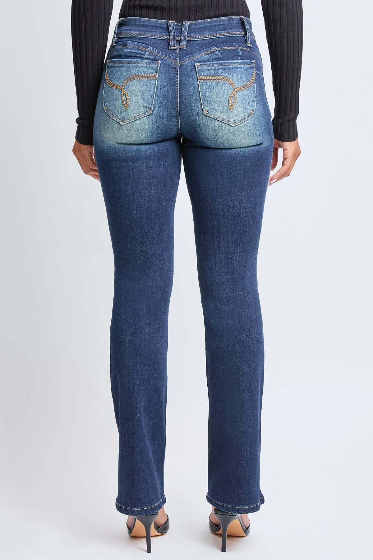 Women's WannaBettaButt Mid Rise Bootcut Jeans