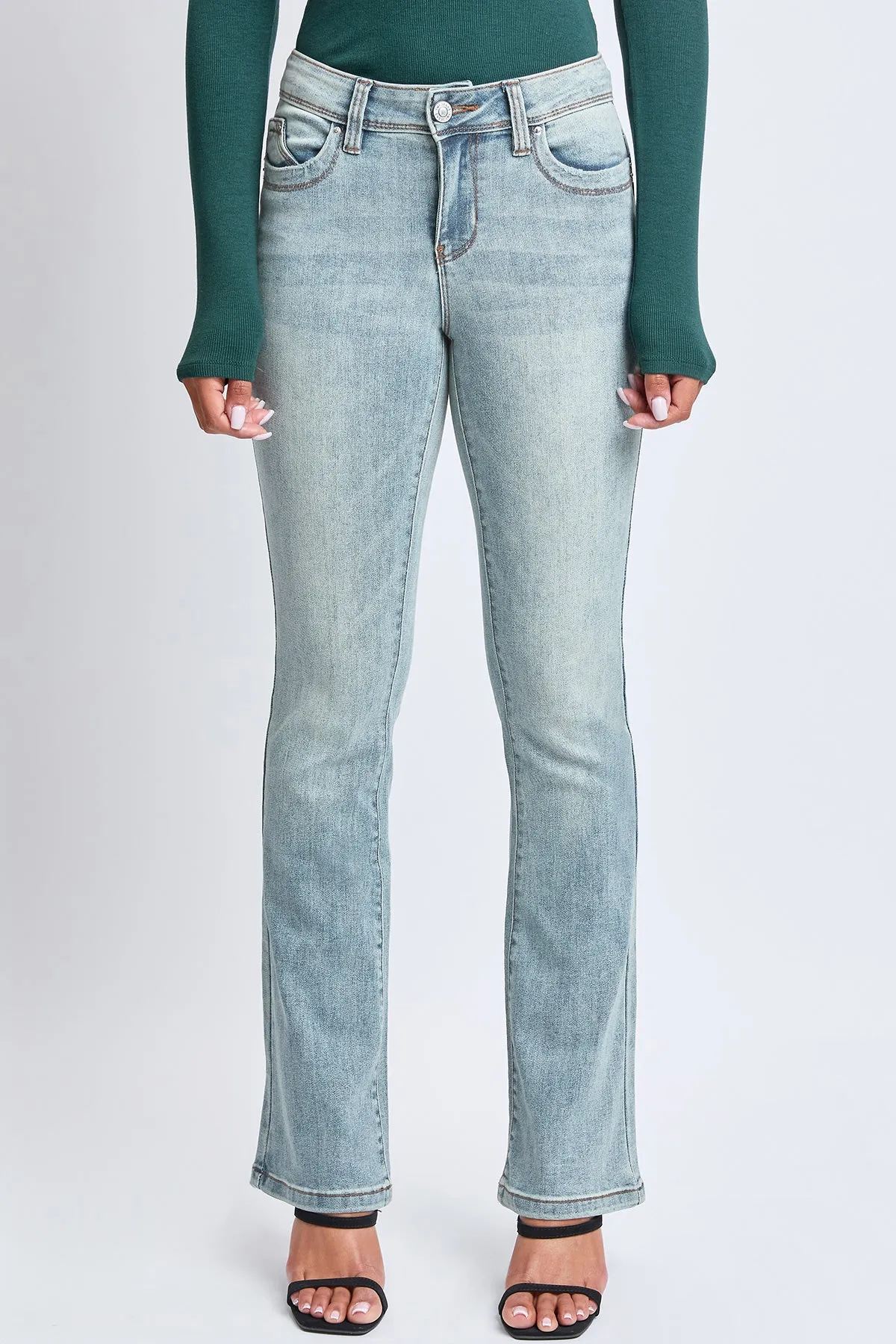 Women's WannaBettaButt Mid Rise Bootcut Jeans
