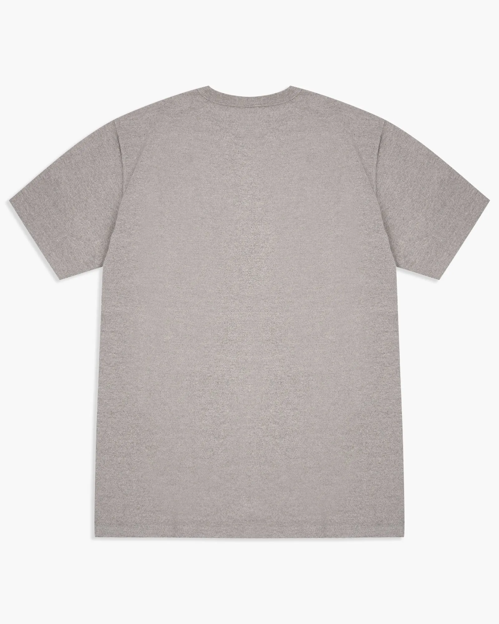 Wonder Looper 409gsm Double Heavyweight T Shirt - Heather Grey