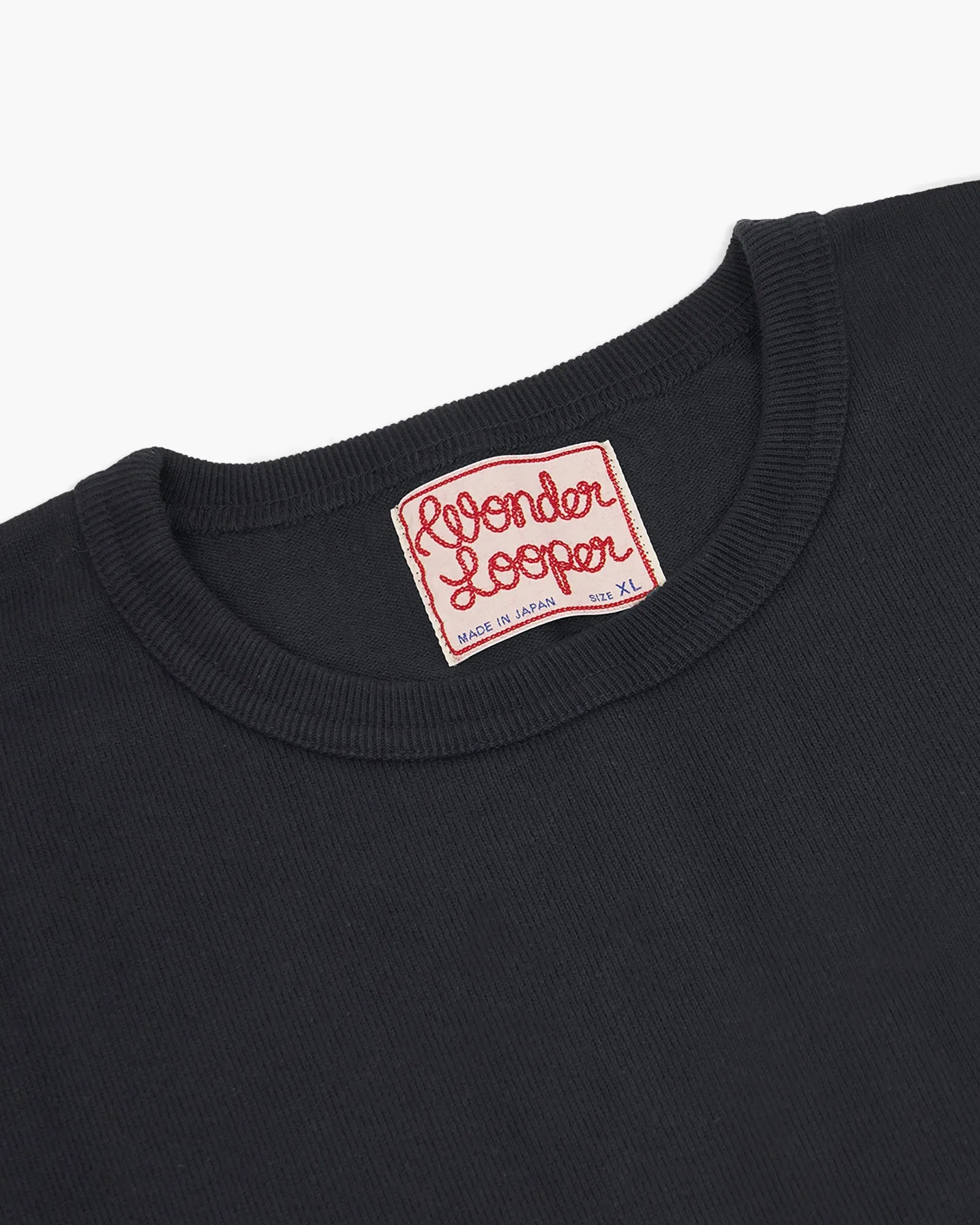 Wonder Looper 409gsm Double Heavyweight T Shirt - Navy