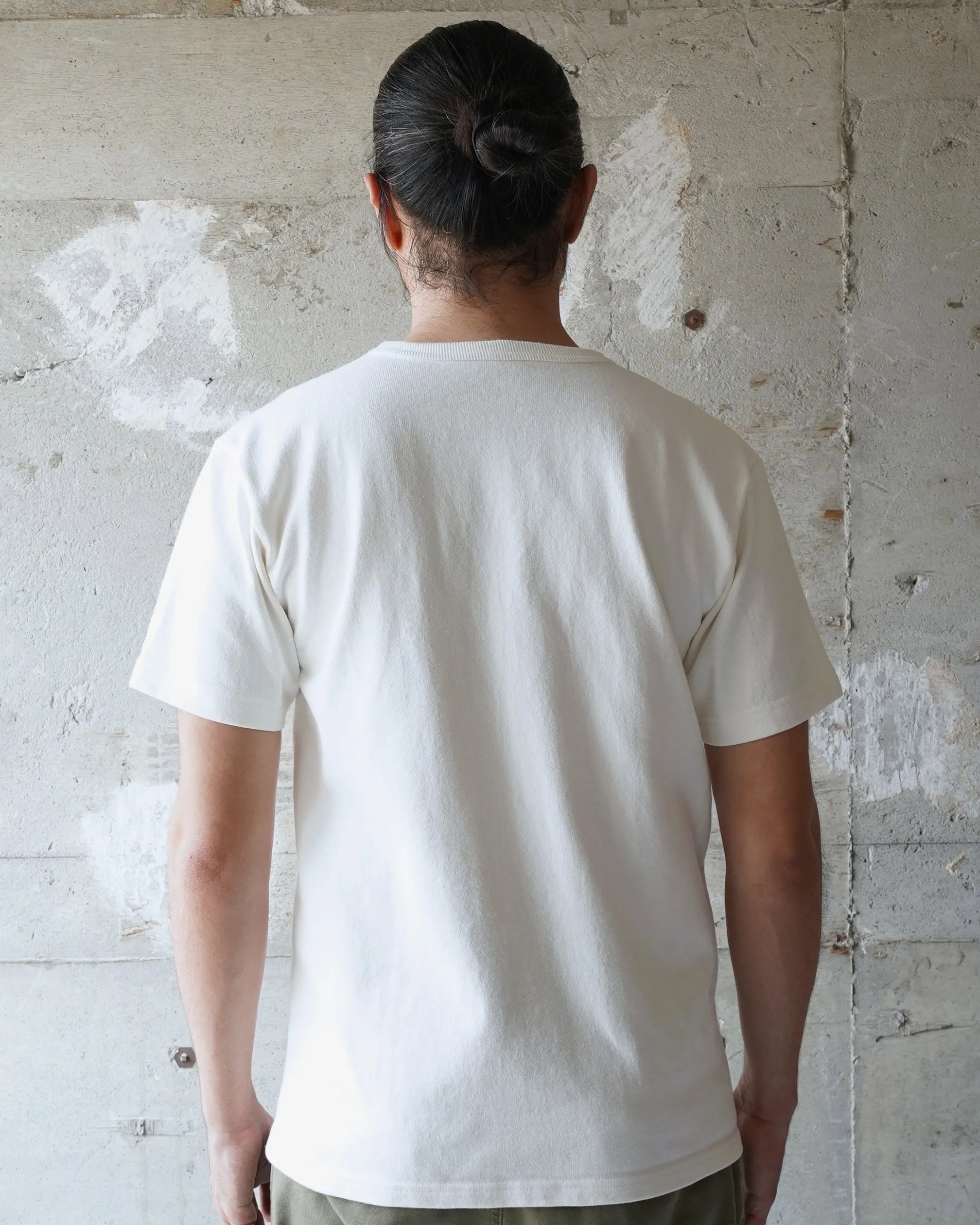 Wonder Looper 409gsm Double Heavyweight T Shirt - White