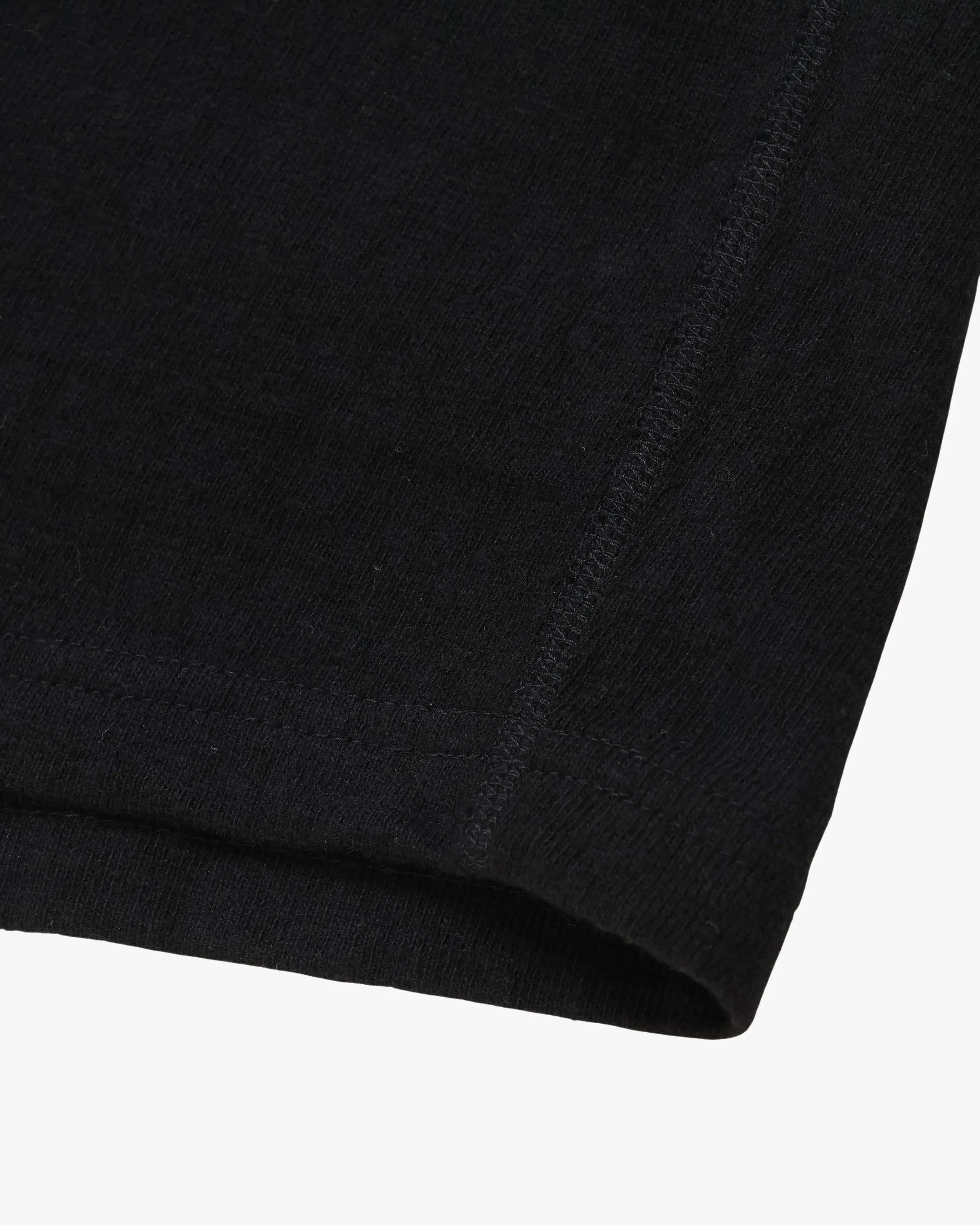 Wonder Looper ELS Recycled Cotton Slub T Shirt - Black