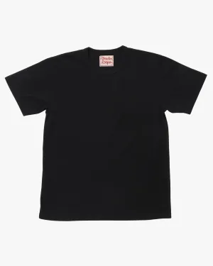 Wonder Looper ELS Recycled Cotton Slub T Shirt - Black