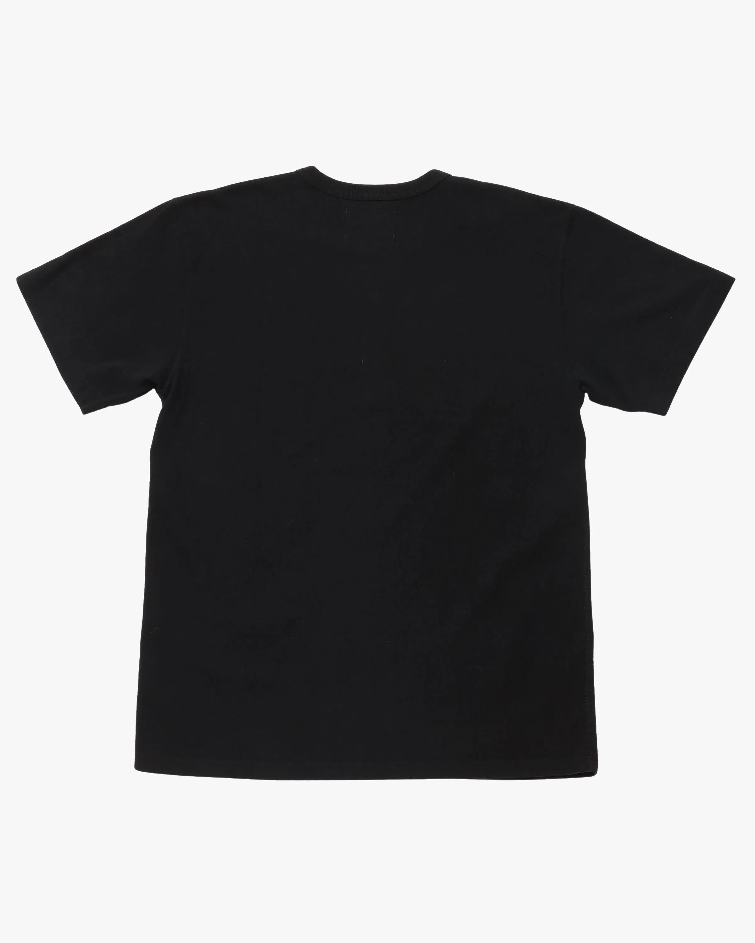 Wonder Looper ELS Recycled Cotton Slub T Shirt - Black