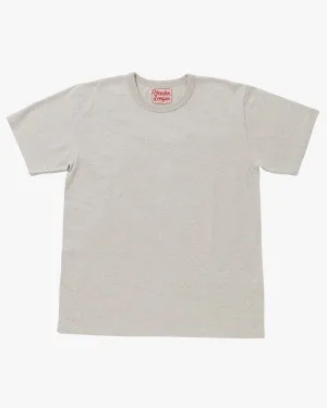 Wonder Looper ELS Recycled Cotton Slub T Shirt - Heather Grey