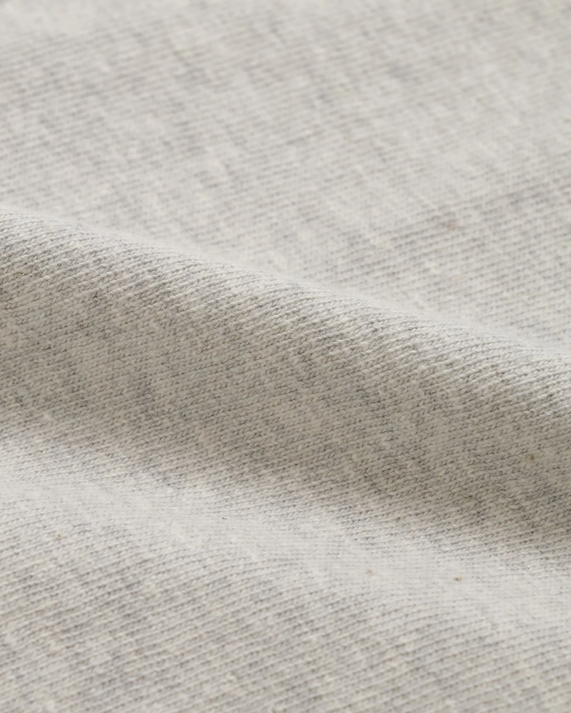 Wonder Looper ELS Recycled Cotton Slub T Shirt - Heather Grey