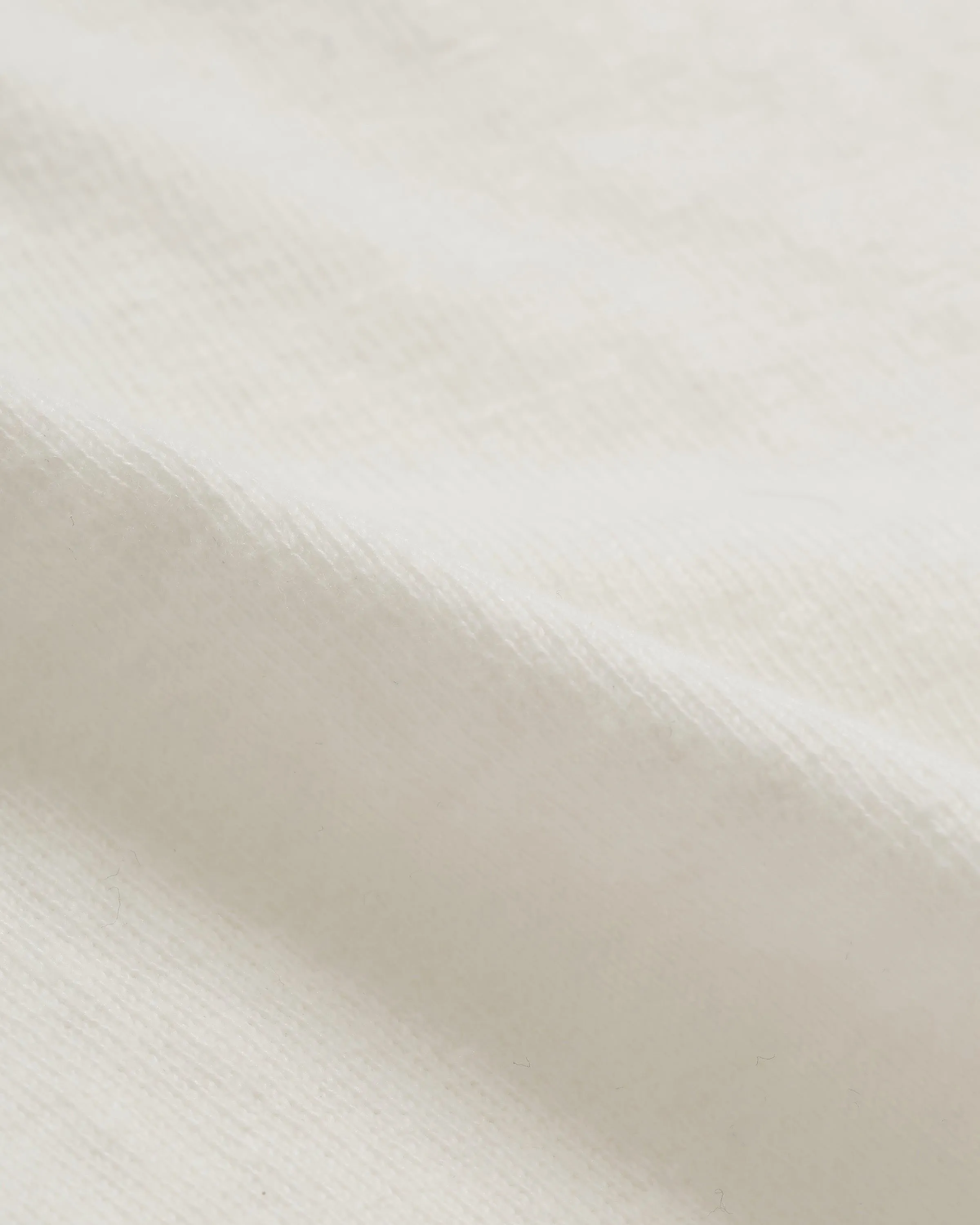 Wonder Looper ELS Recycled Cotton Slub T Shirt - White