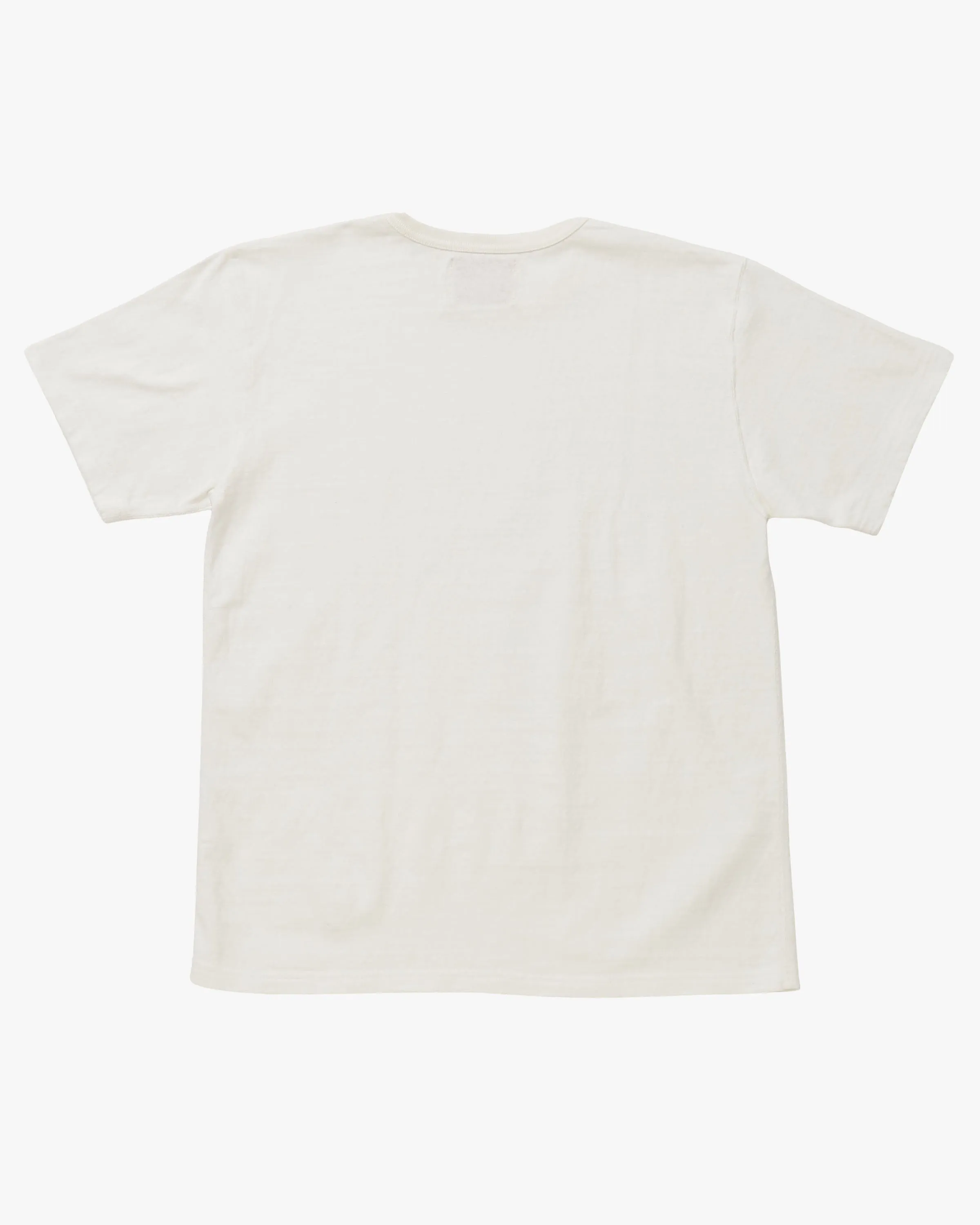 Wonder Looper ELS Recycled Cotton Slub T Shirt - White
