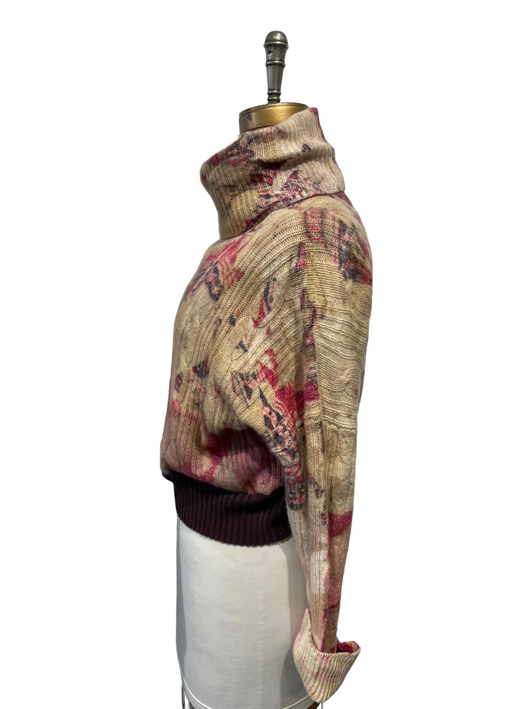 Wool  cowl semi crop