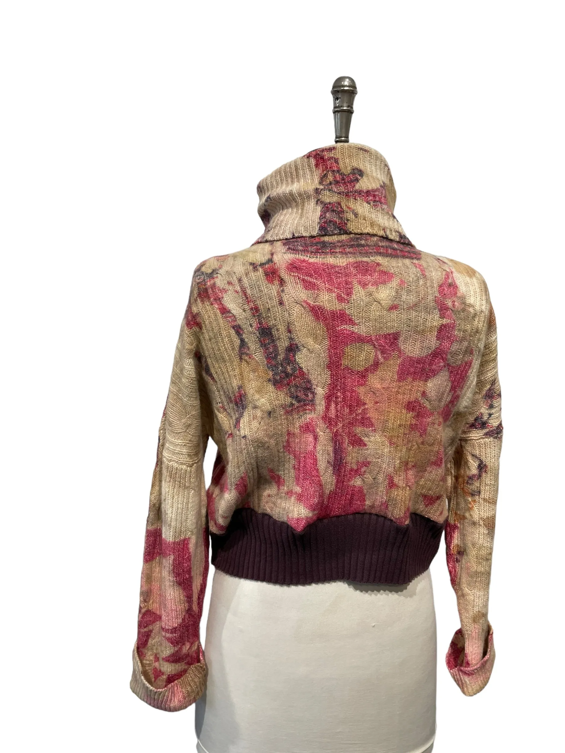 Wool  cowl semi crop
