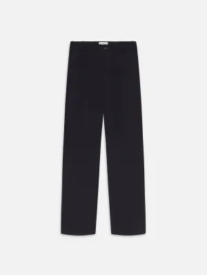 Wool Easy Trousers -- Dark Navy