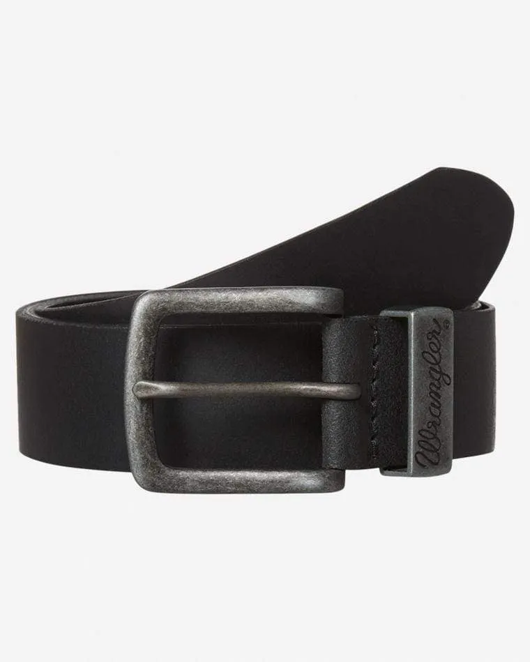 Wrangler Basic Metal Loop Belt - Black