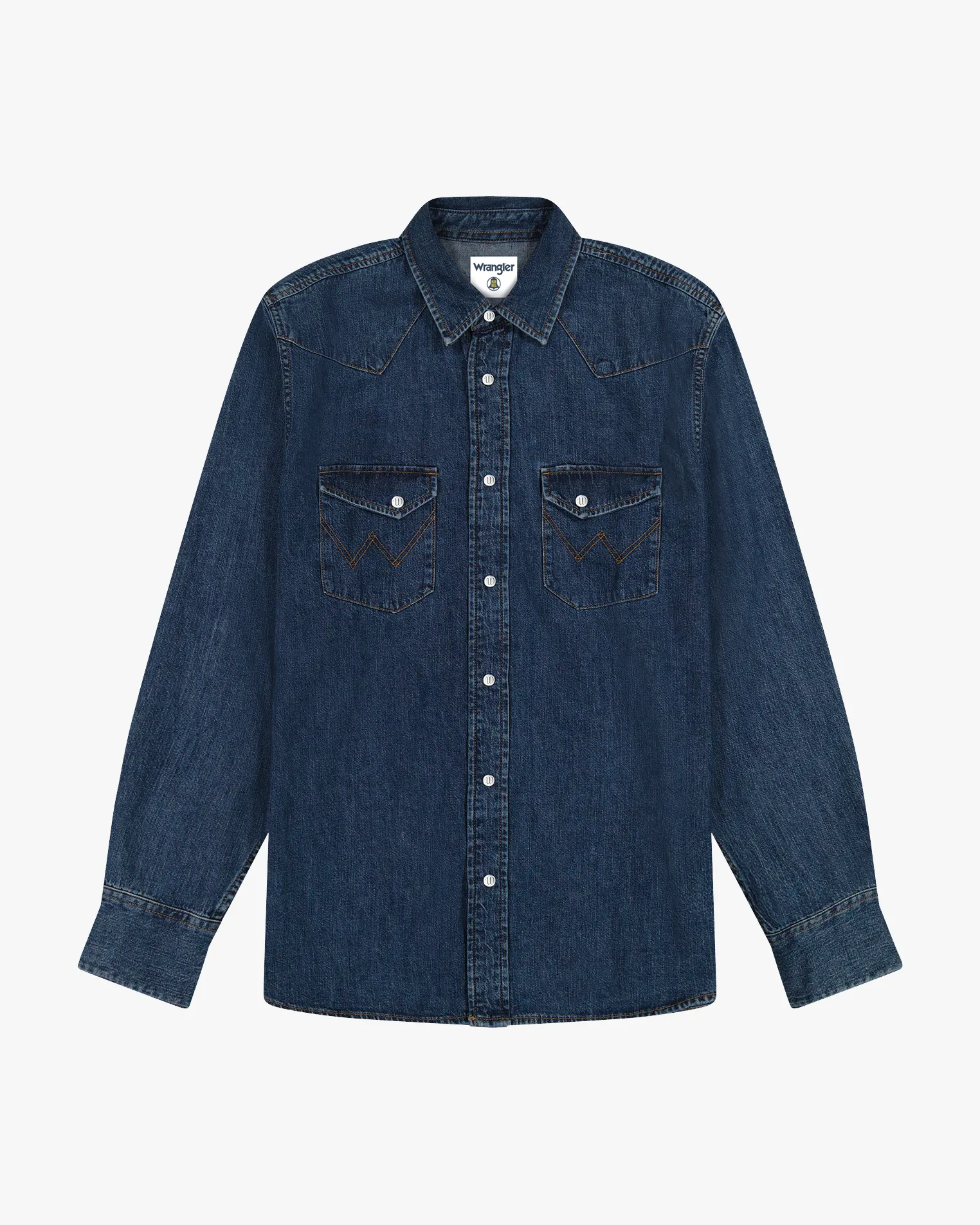 Wrangler Blue Bell 2 Pocket Denim Shirt - Rinse