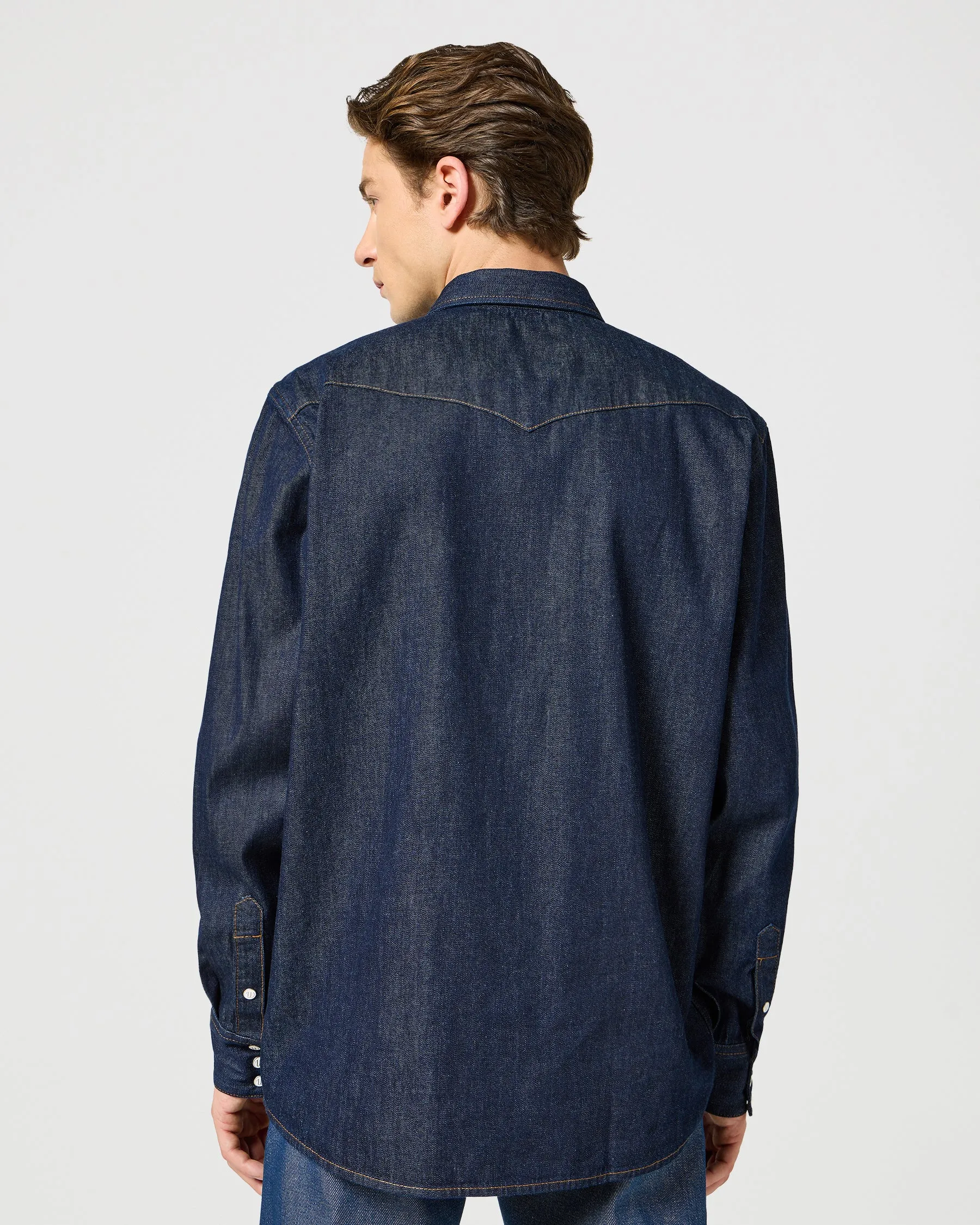 Wrangler Blue Bell 2 Pocket Denim Shirt - Rinse