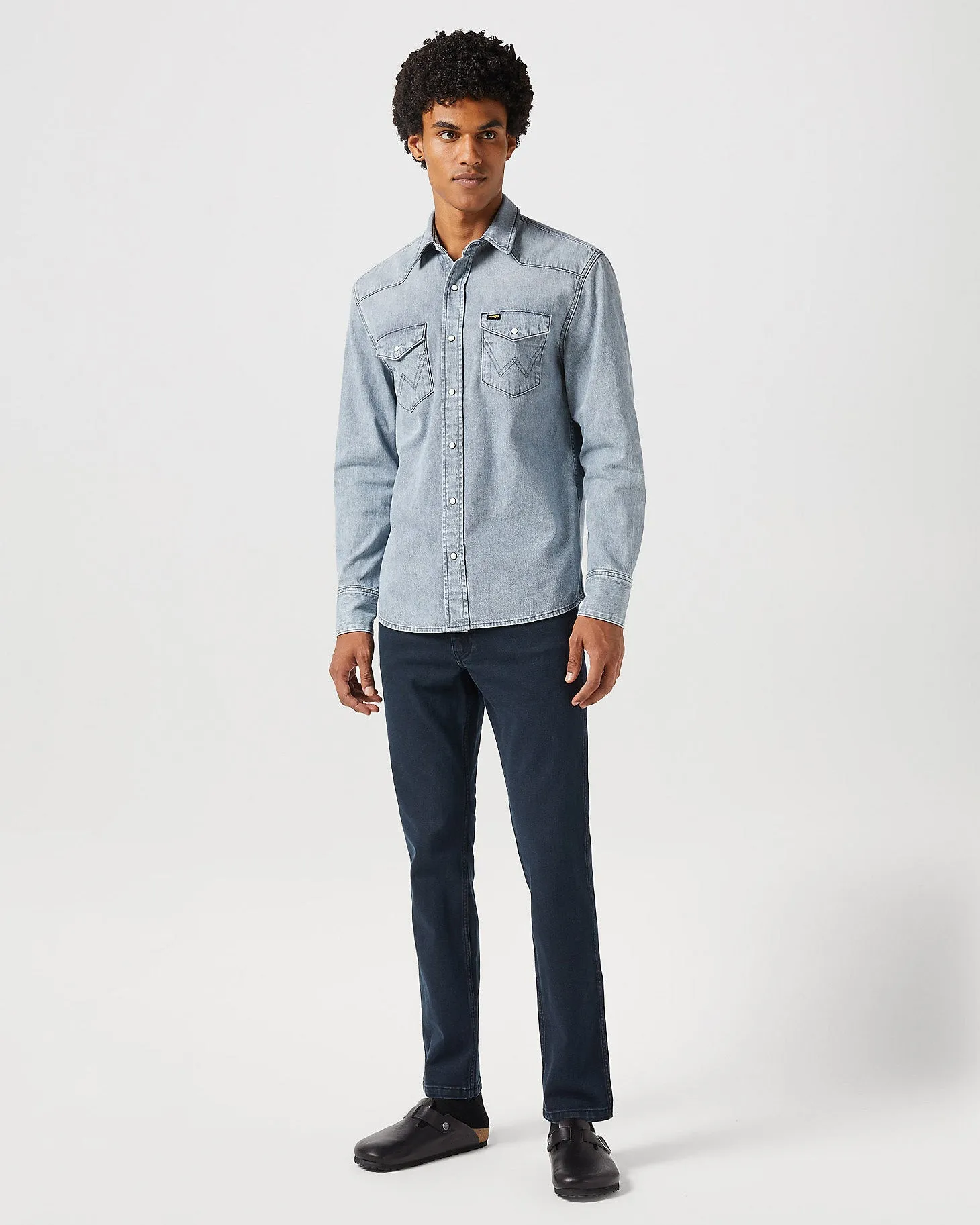 Wrangler Greensboro Regular Fit Mens Jeans - Cloudy Skies