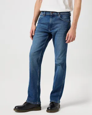 Wrangler Horizon '365 Cool' Bootcut Mens Jeans - Old Habits