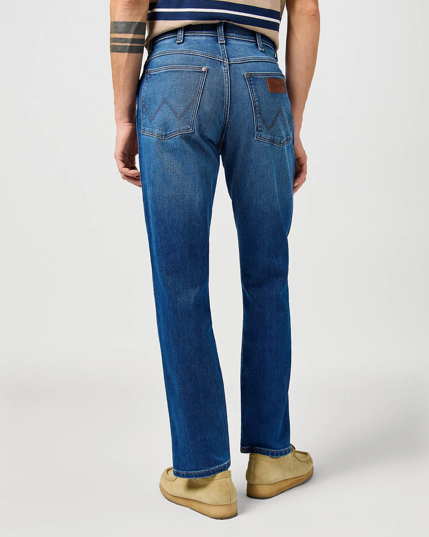 Wrangler River Regular Tapered Mens Jeans - Outlaw