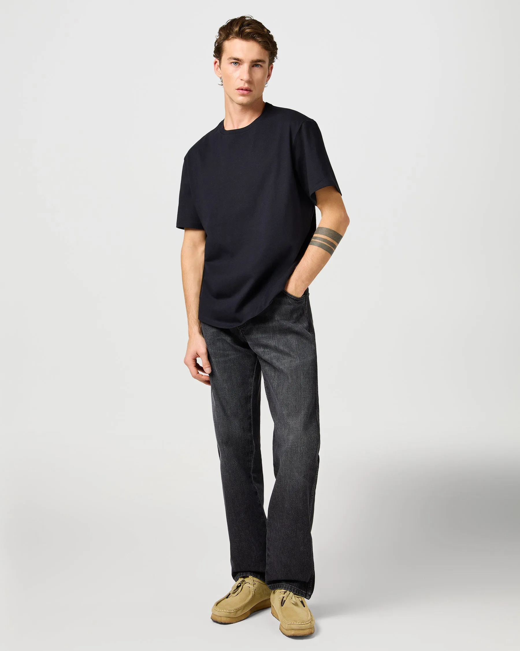 Wrangler Solid Tee - Black