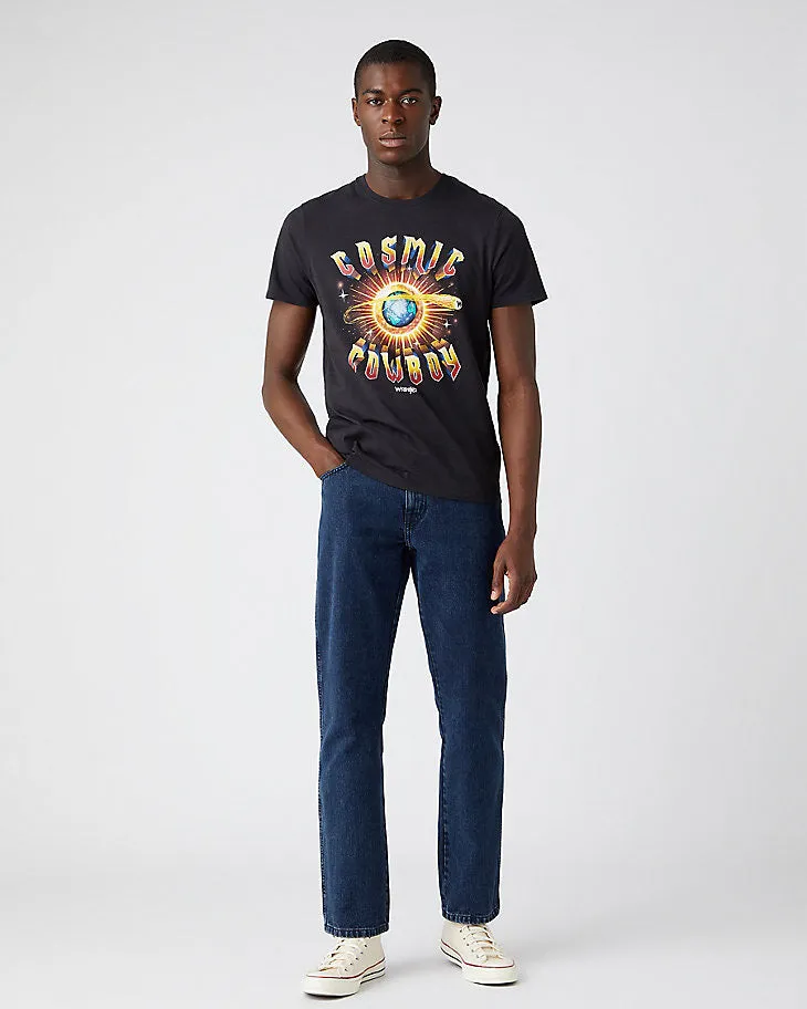 Wrangler Texas Authentic Straight Mens Jeans - Coalblue Stone