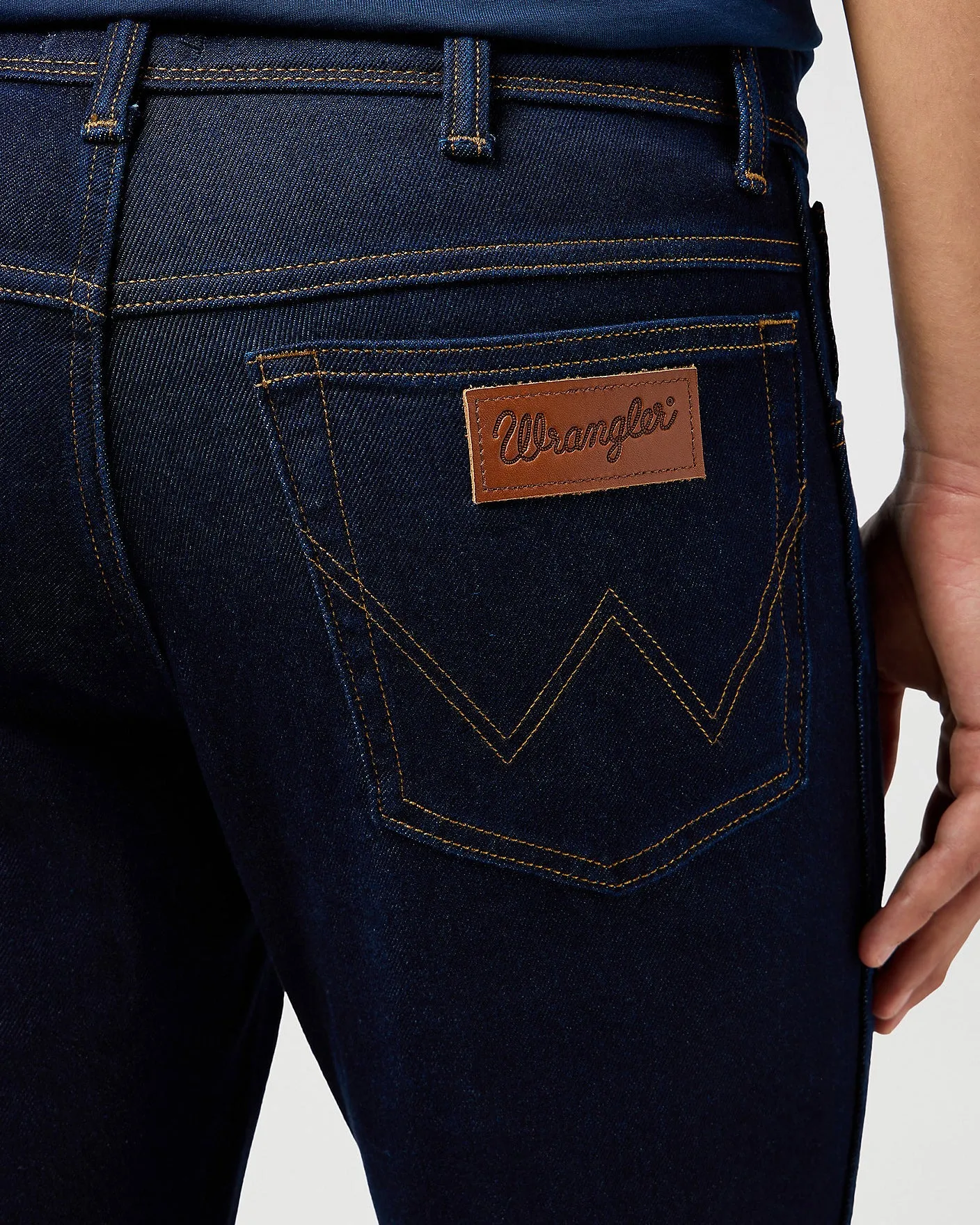 Wrangler Texas SLIM Epic Soft Lightweight Mens Jeans - Moonlight Rinse