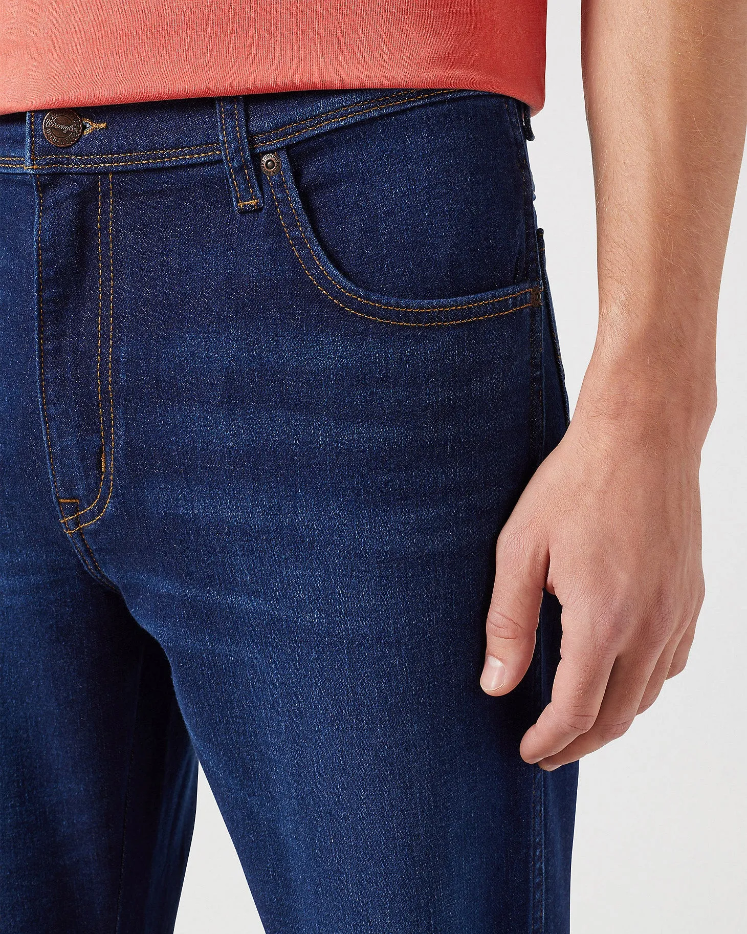 Wrangler Texas SLIM 'Epic Soft' Mens Jeans - Night Shade