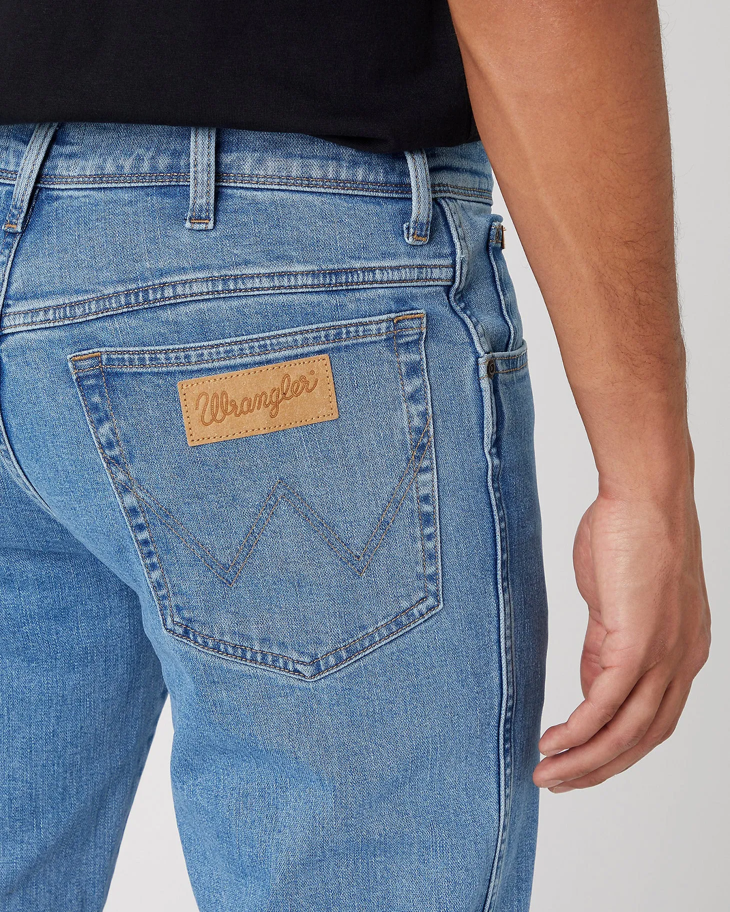 Wrangler Texas Stretch Authentic Straight Mens Jeans - Good Shot