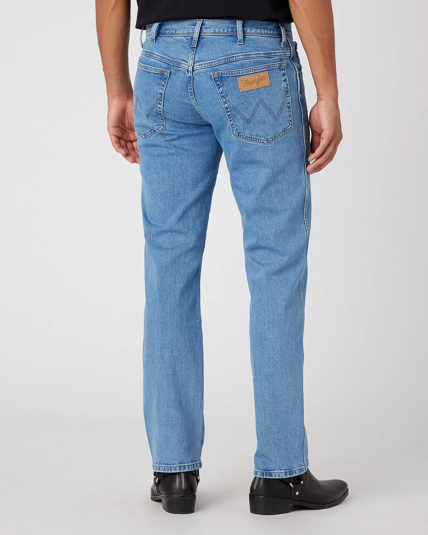 Wrangler Texas Stretch Authentic Straight Mens Jeans - Good Shot