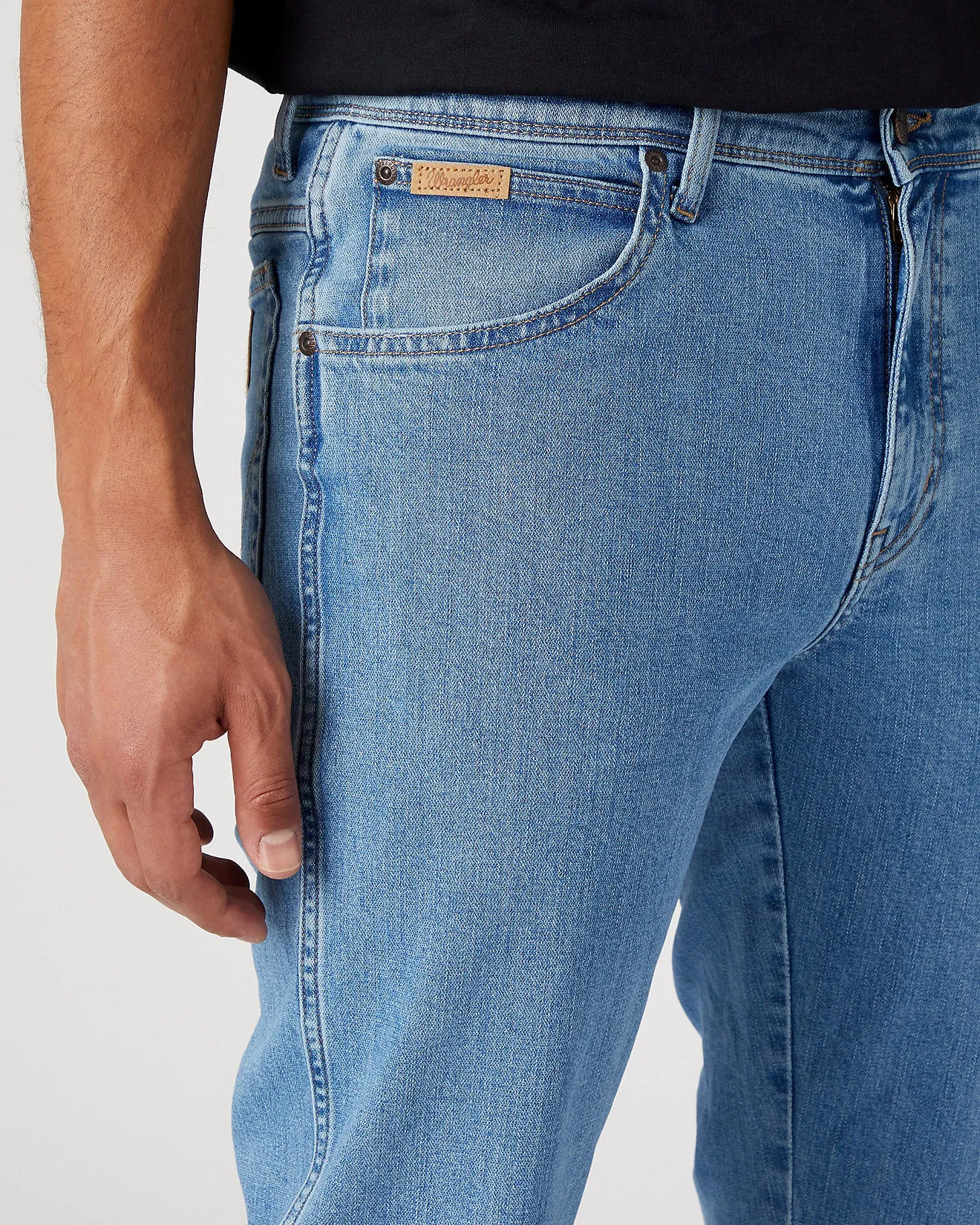 Wrangler Texas Stretch Authentic Straight Mens Jeans - Good Shot