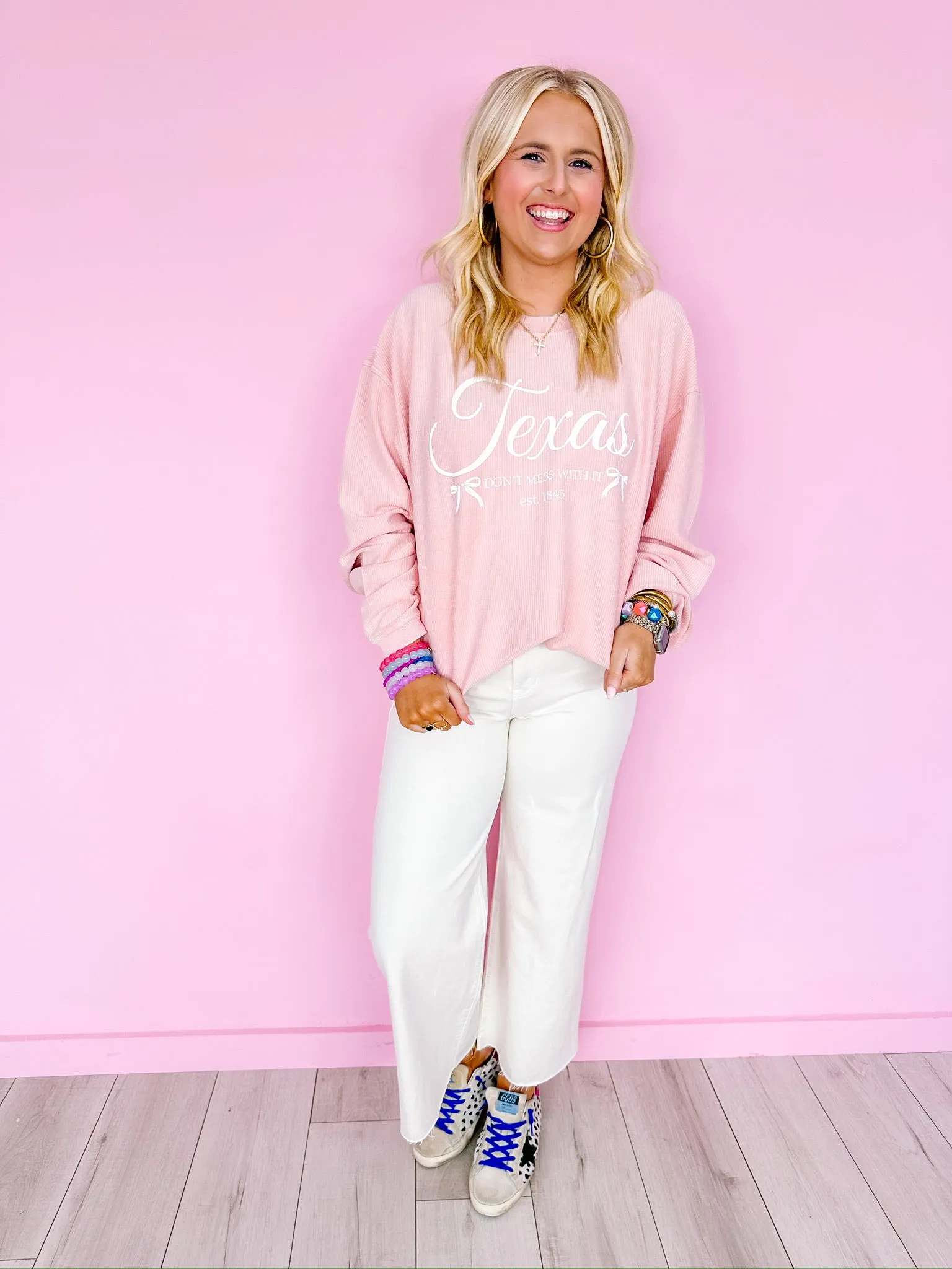 WYNONA WIDE LEG JEAN - CREAM