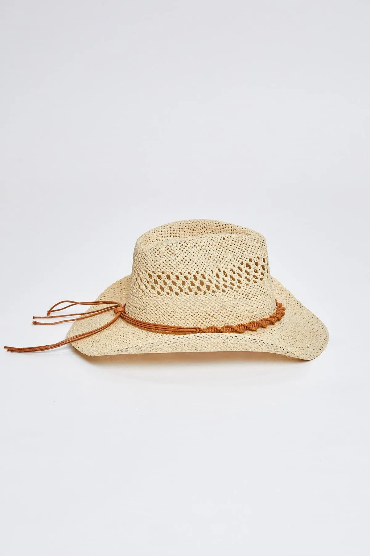 Wynonna Ivory Straw Cowboy Hat