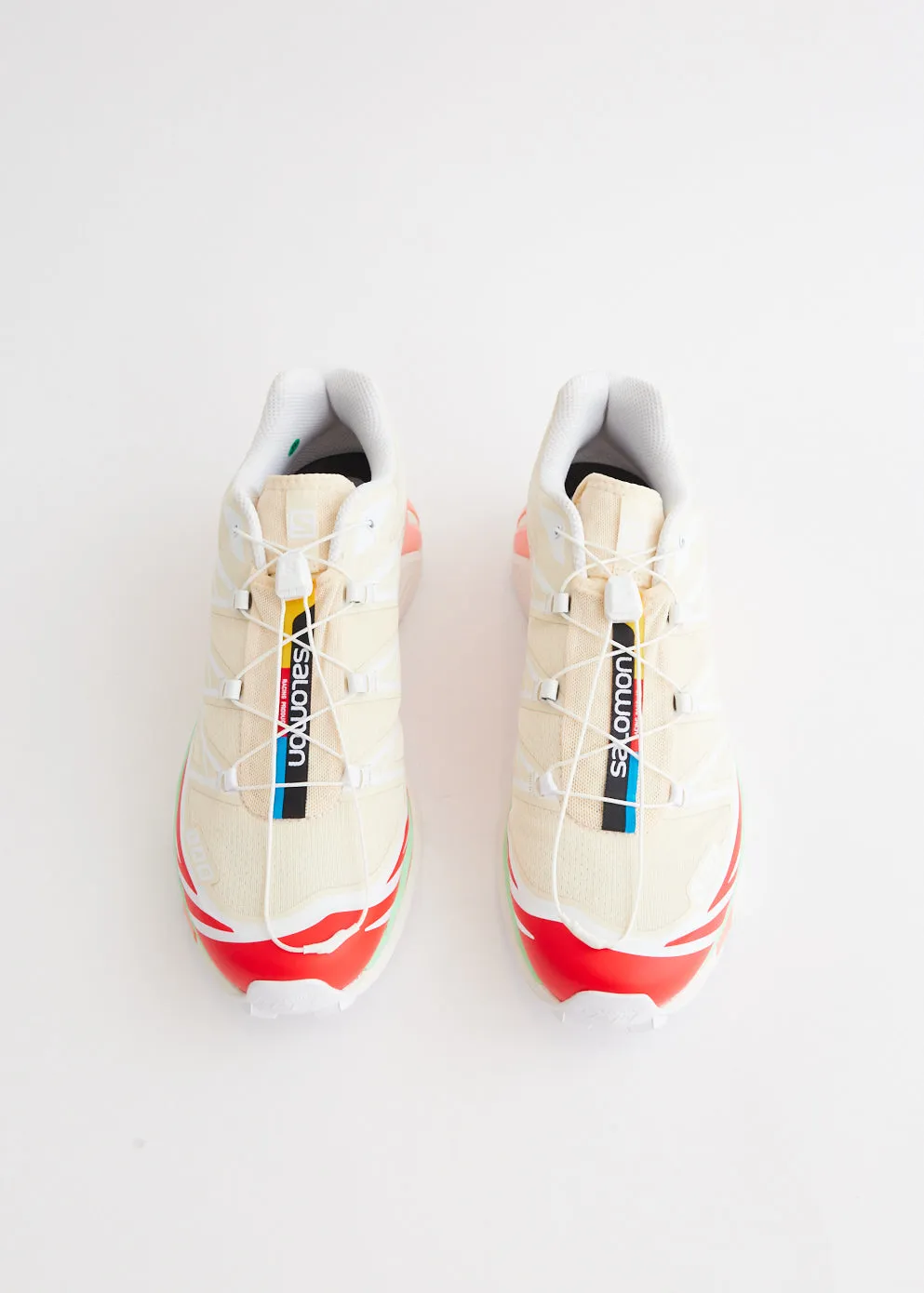 XT-6 'Shortbread Poppy Red Green Ash' Sneakers