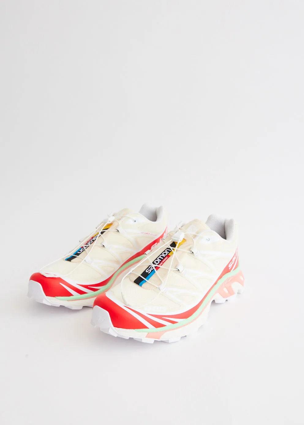 XT-6 'Shortbread Poppy Red Green Ash' Sneakers