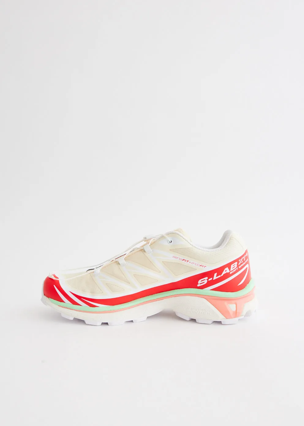XT-6 'Shortbread Poppy Red Green Ash' Sneakers