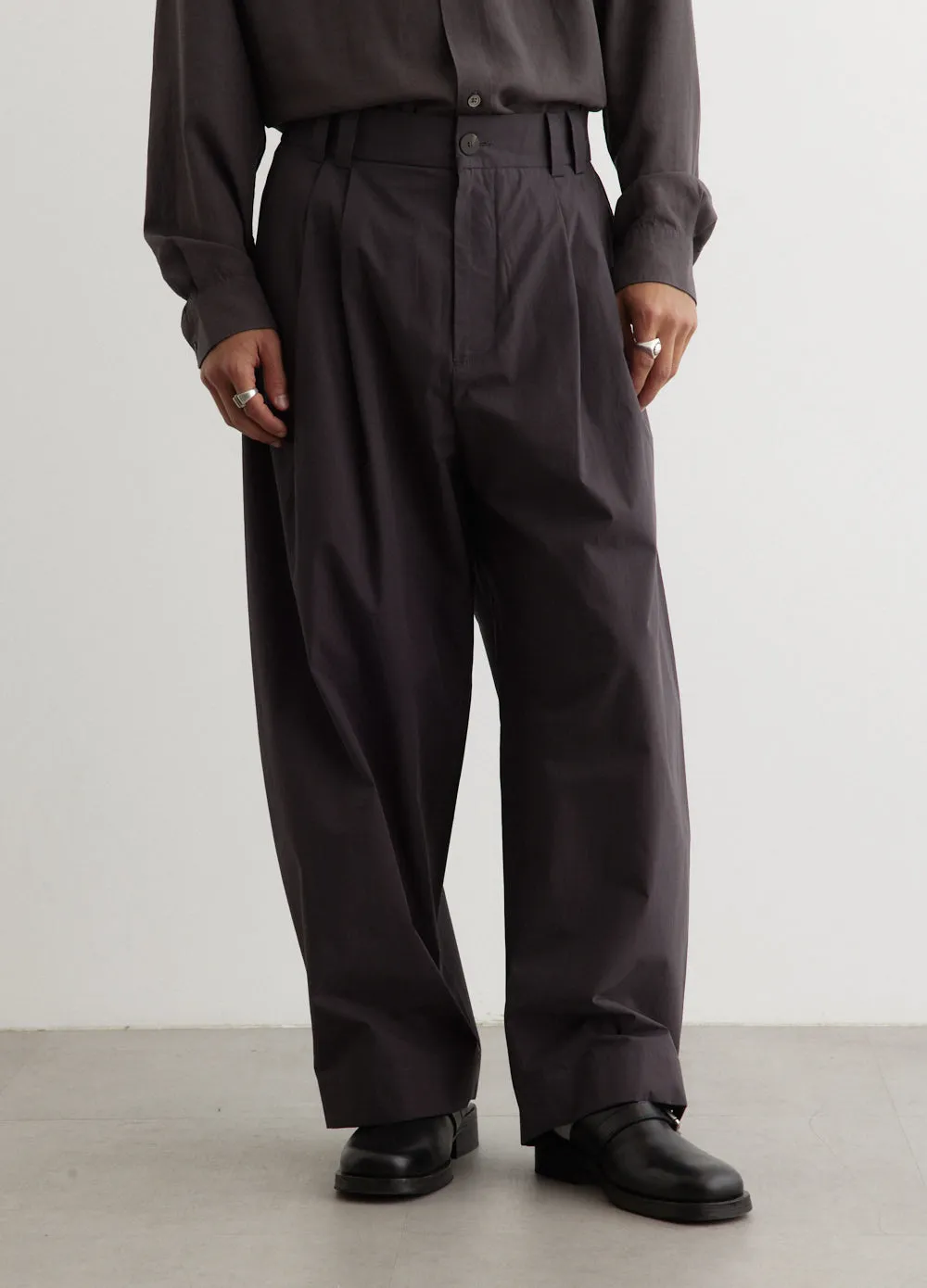Yale Double Pleat Volume Pants