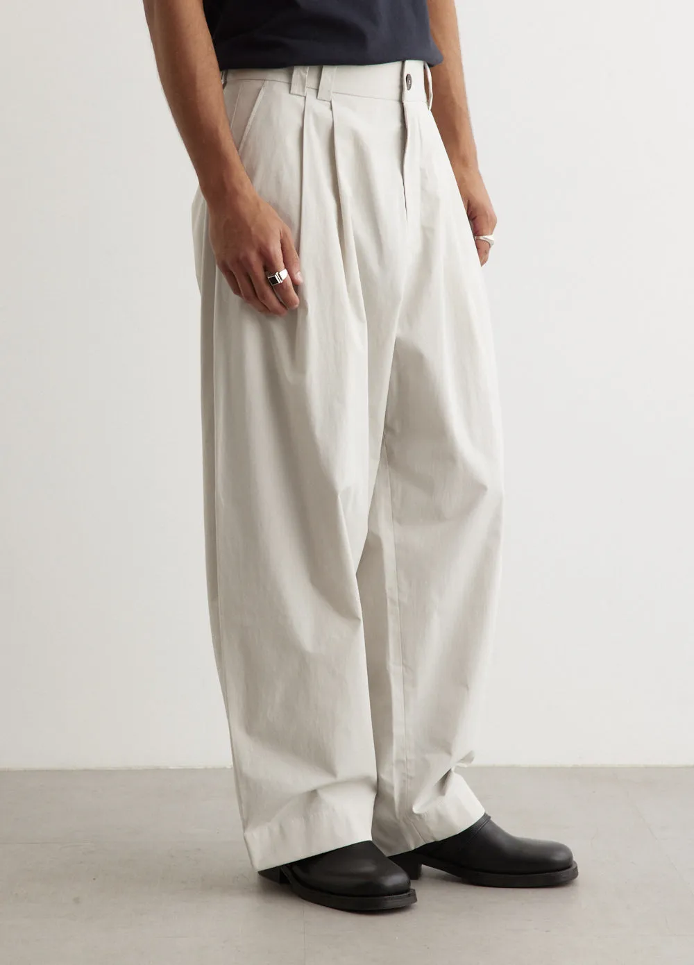 Yale Double Pleat Volume Pants