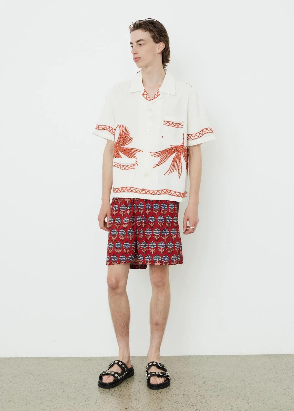 Yarn Bow Short Sleeve Shirt