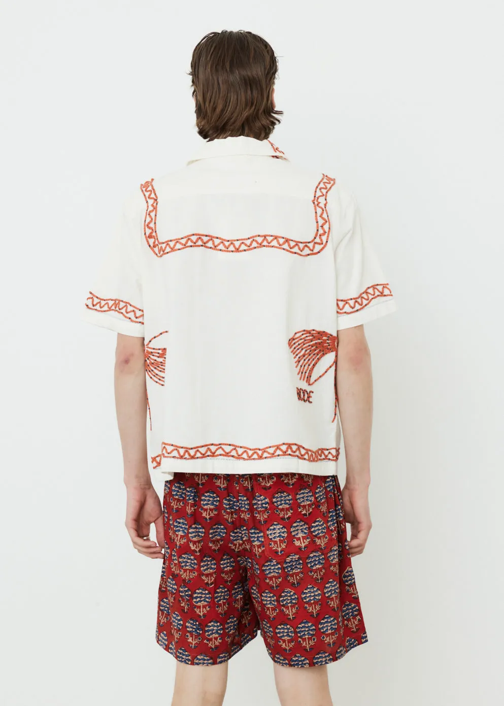 Yarn Bow Short Sleeve Shirt