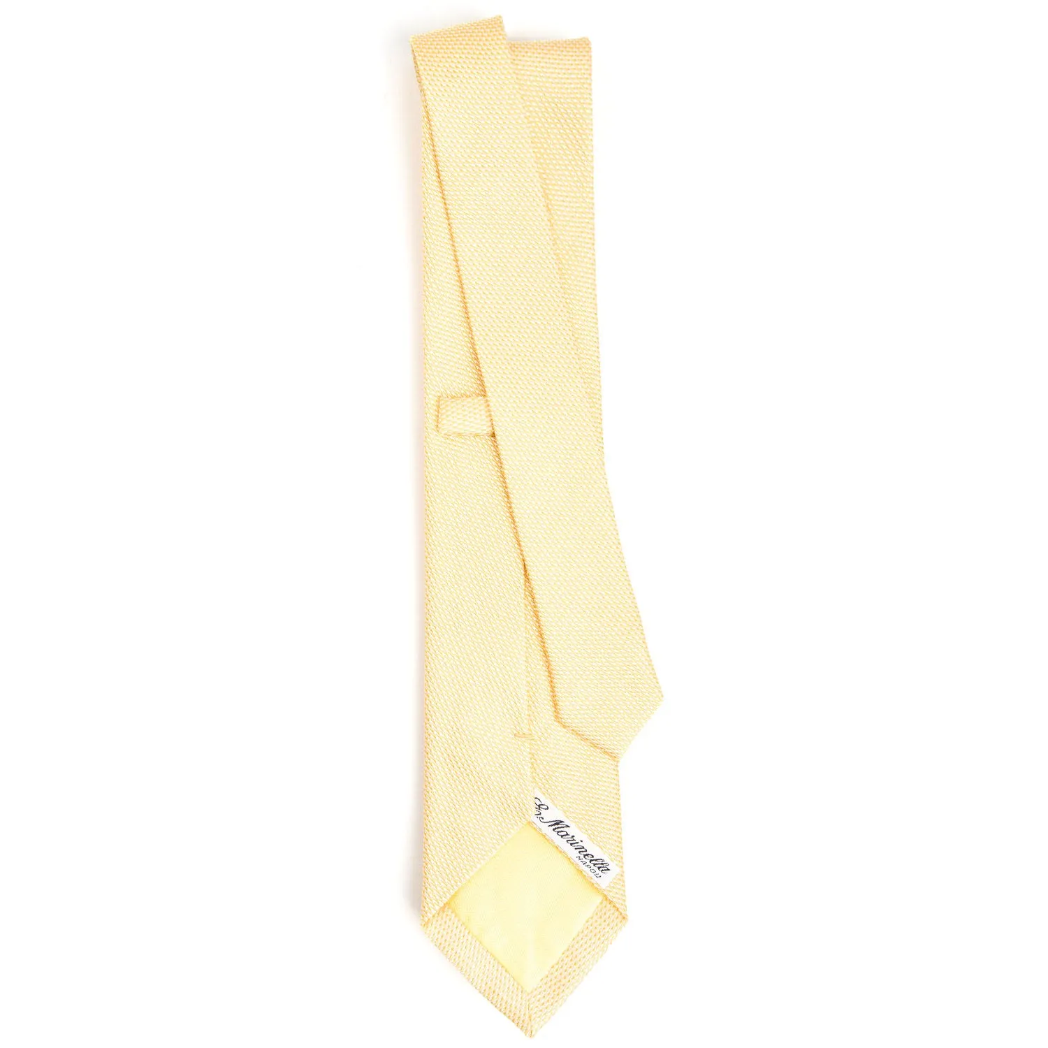 YELLOW CEREMONIAL JACQUARD SILK TIE