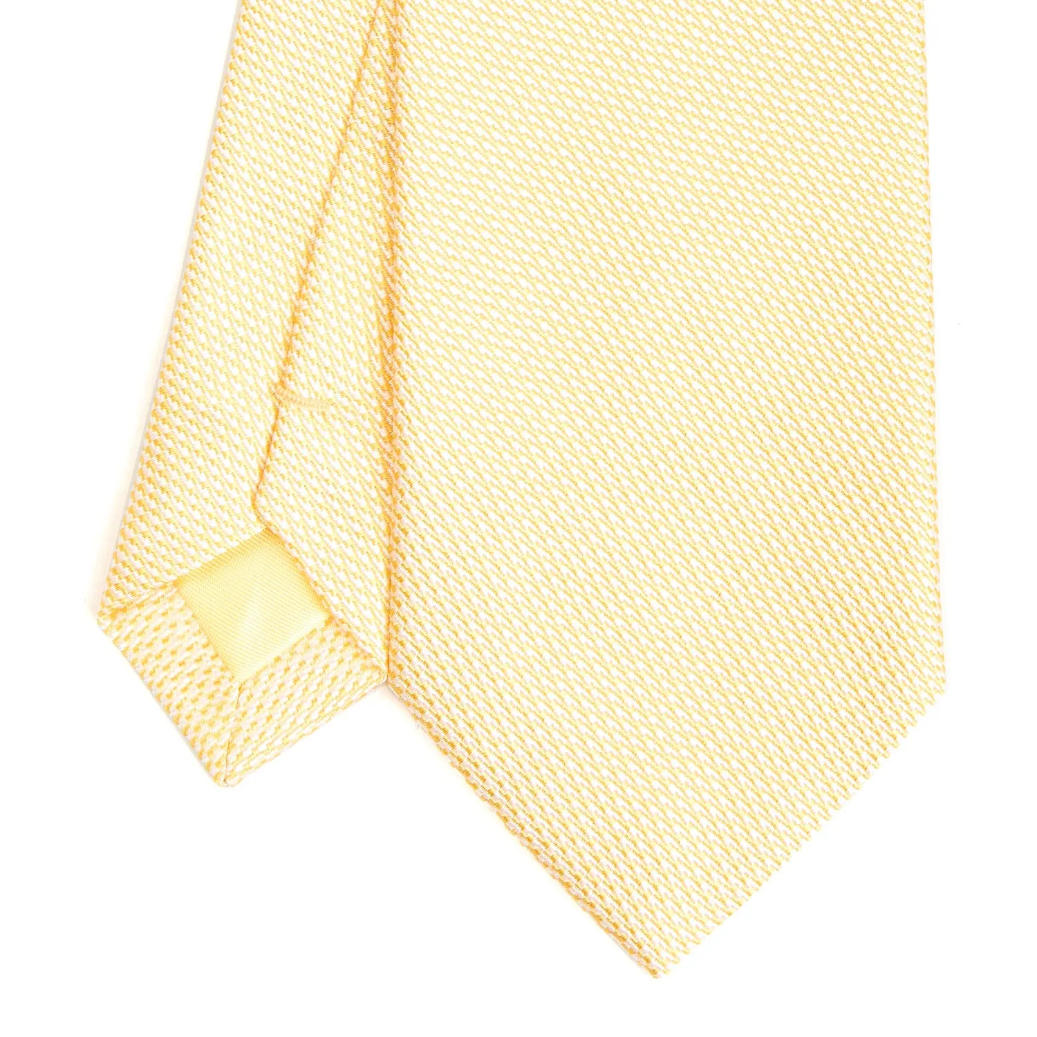 YELLOW CEREMONIAL JACQUARD SILK TIE