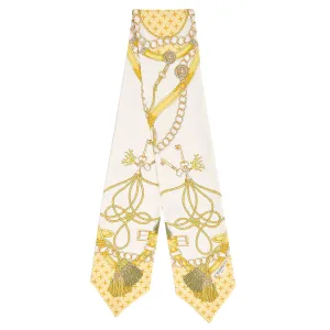 YELLOW SILK BANDEAU