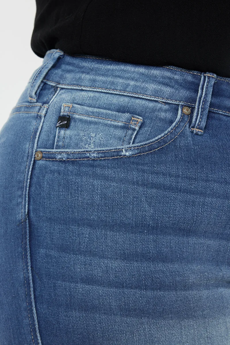 Zelda Mid Rise Shorts  (Plus Size)