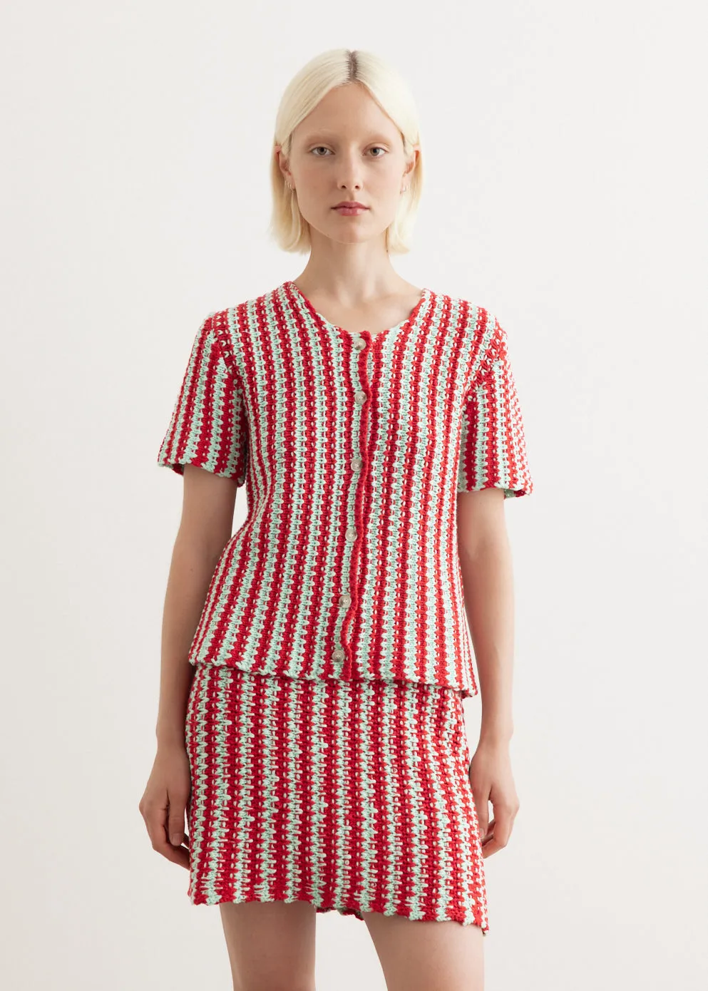 Zig Zag Crochet Shirt